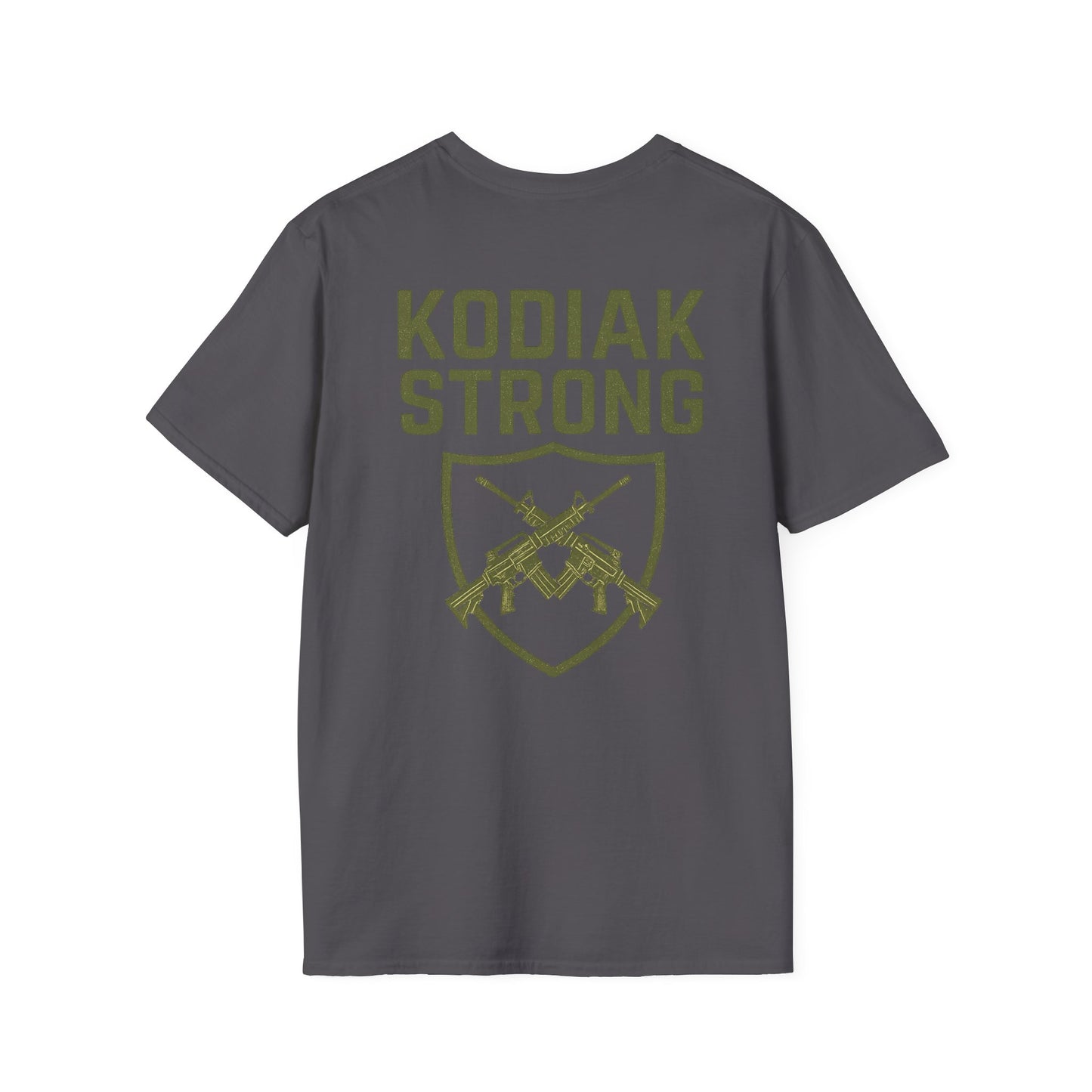 Kodiak Guns Unisex Softstyle T-Shirt, Casual Wear, Gift for Outdoor Enthusiasts, Graphic Tee, Comfortable Everyday Shirt