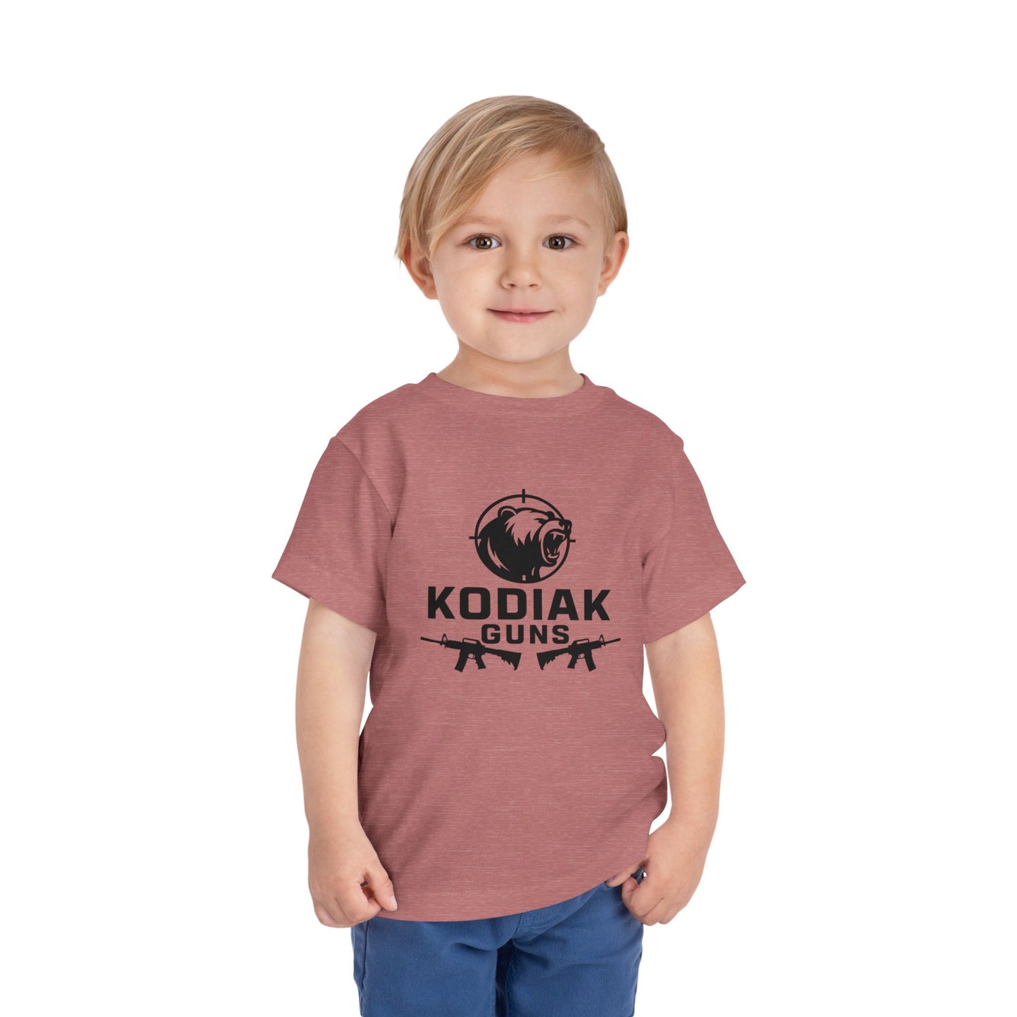 Kodiak Guns Toddler Tee - Cute Bear Design, Boys T-Shirt, Kids Casual Wear, Gifts for Young Adventurers, Children's Apparel