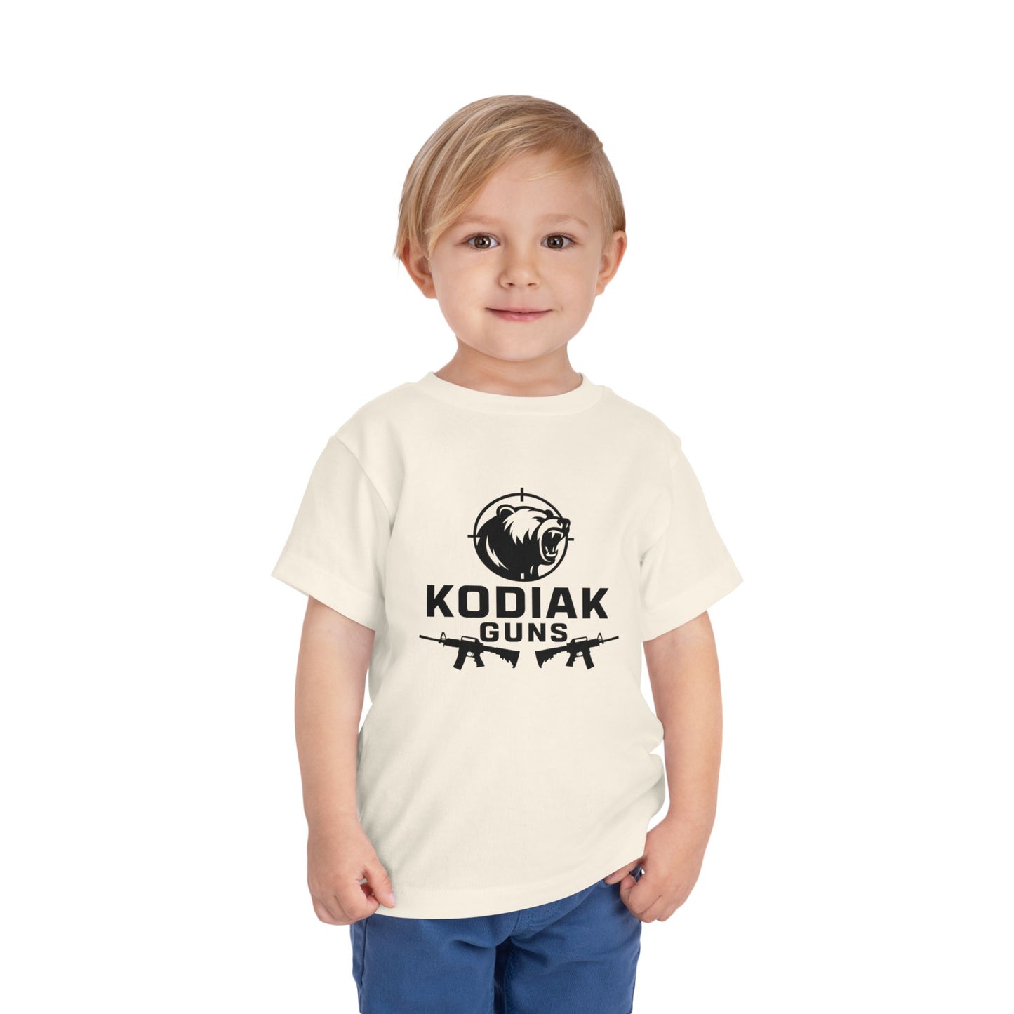 Kodiak Guns Toddler Tee - Cute Bear Design, Boys T-Shirt, Kids Casual Wear, Gifts for Young Adventurers, Children's Apparel