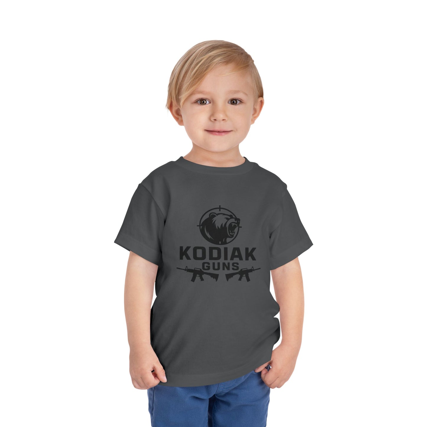 Kodiak Guns Toddler Tee - Cute Bear Design, Boys T-Shirt, Kids Casual Wear, Gifts for Young Adventurers, Children's Apparel