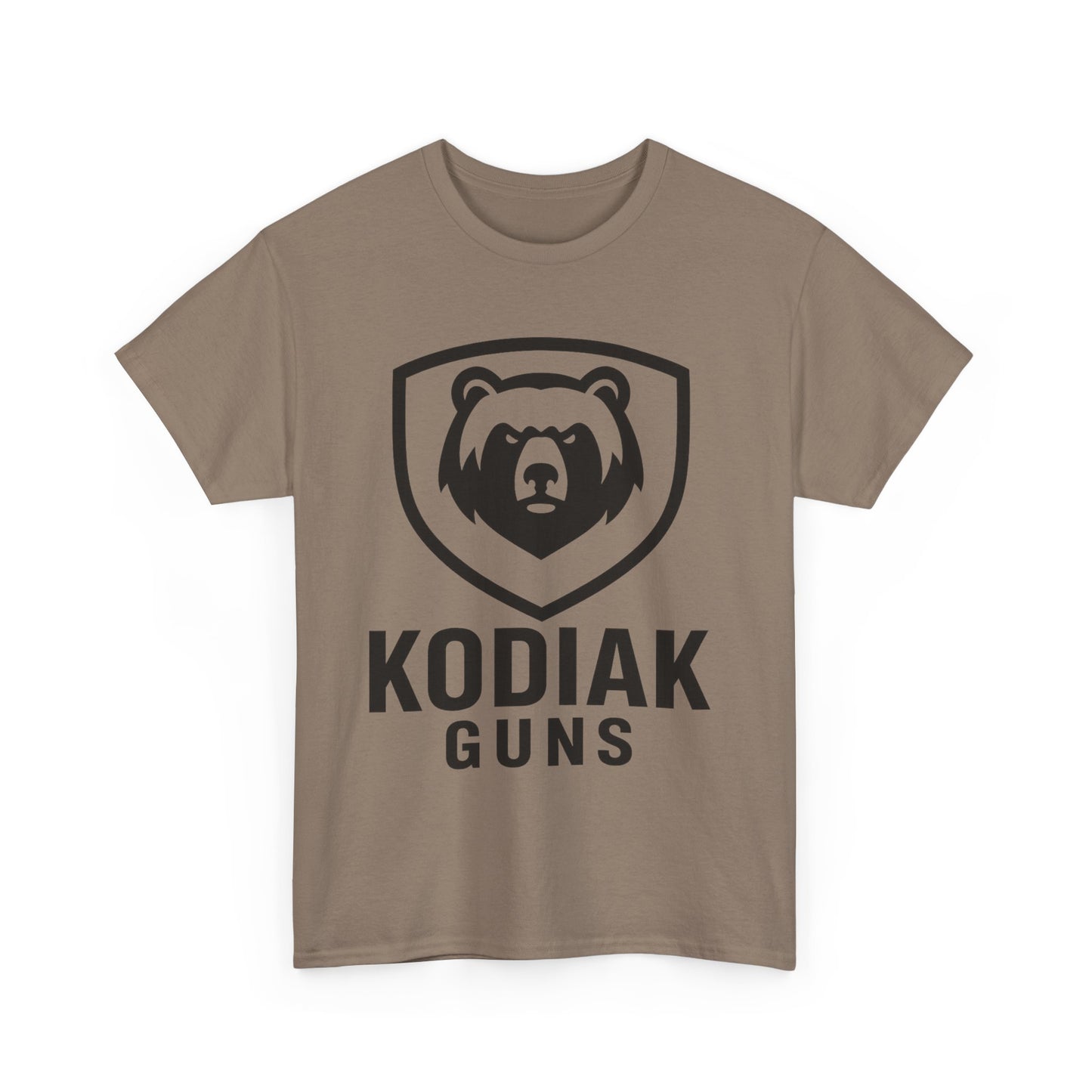 Kodiak Guns Unisex Heavy Cotton Tee | Casual Wear, Outdoor Activities, Gift for Hunters, Unique Graphic Tee, Everyday Comfort