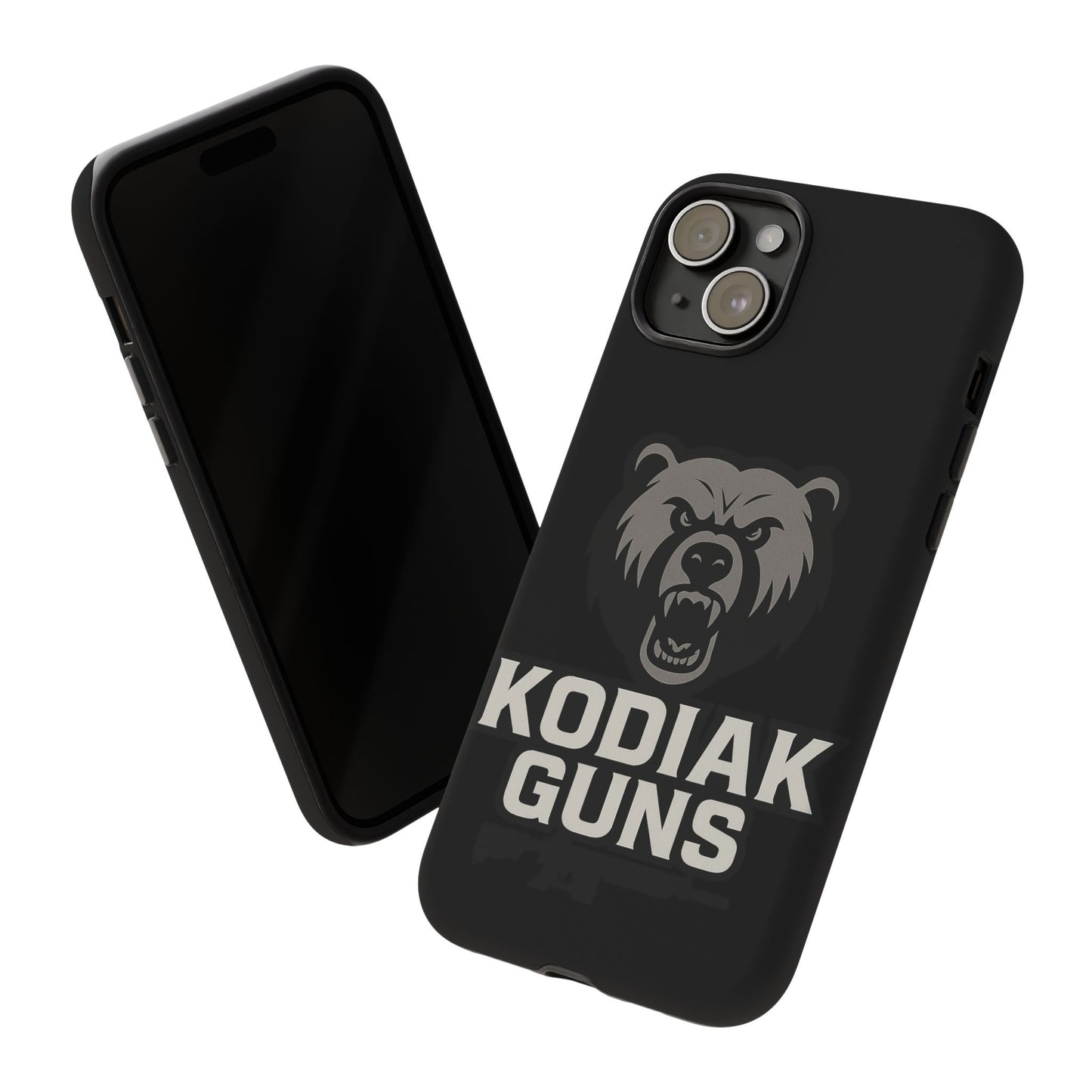 Tough Cases Phone Case | Gritty Kodiak Bears Design | Perfect for Gun Enthusiasts, Gifts, Hunting Trips, Defense, Rugged Style