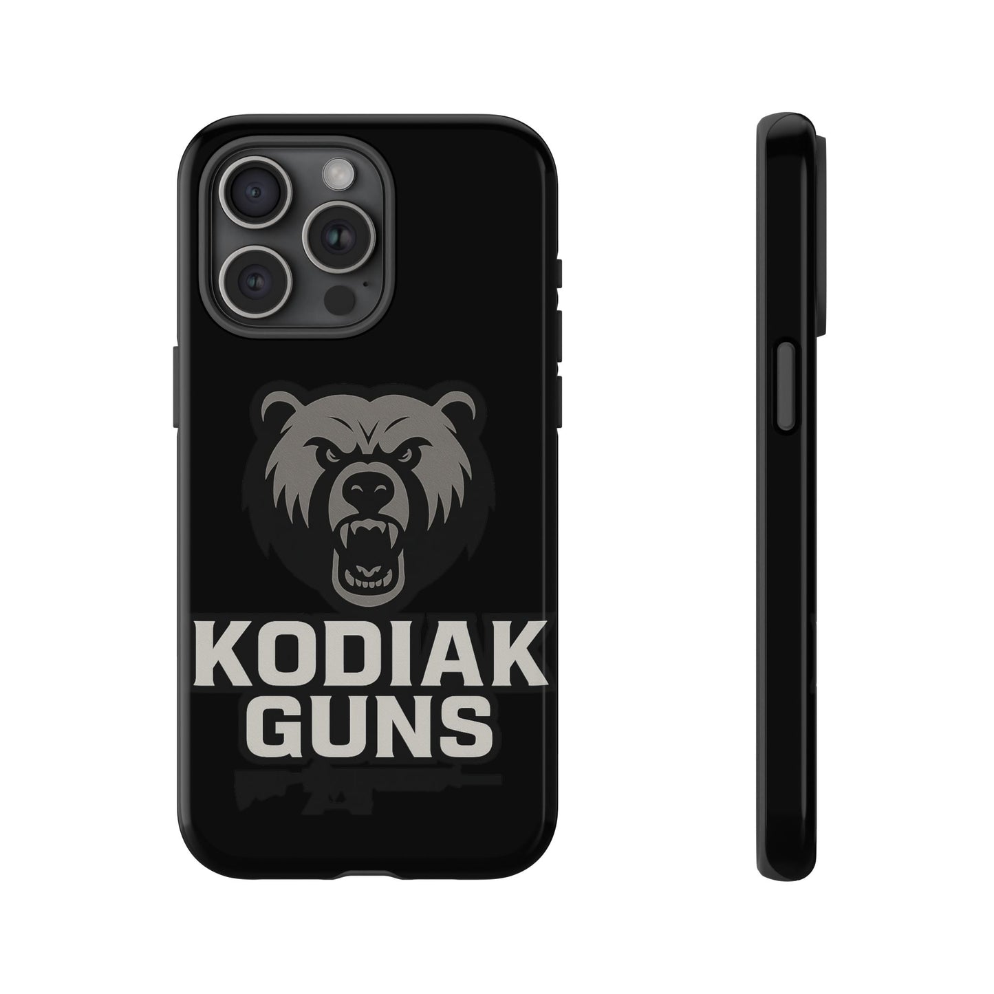 Tough Cases Phone Case | Gritty Kodiak Bears Design | Perfect for Gun Enthusiasts, Gifts, Hunting Trips, Defense, Rugged Style
