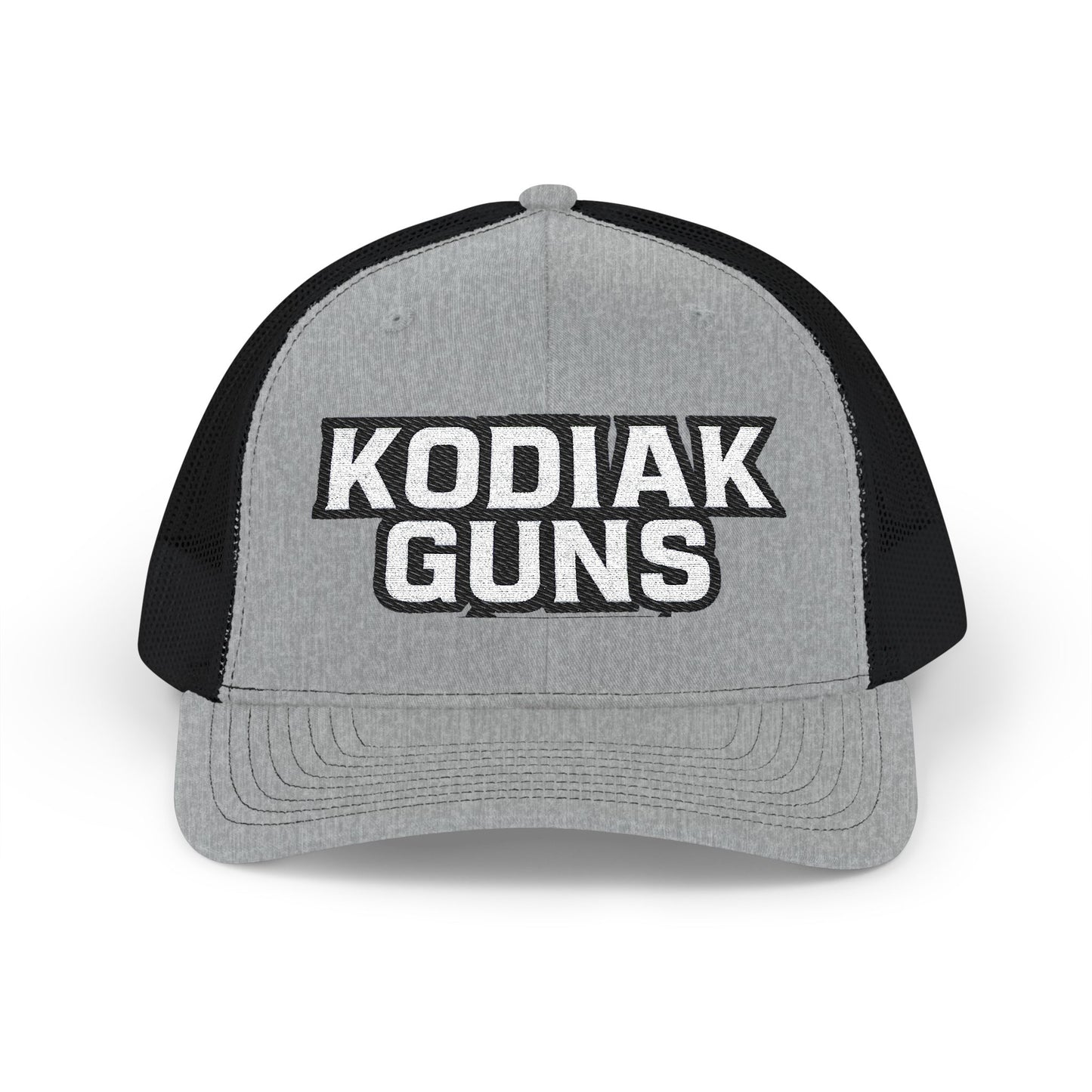 Stylish Kodiak Guns Snapback Trucker Cap, Adjustable Hat for Outdoor Enthusiasts, Perfect Gift for Father's Day, Hiking, Fishing, Summer