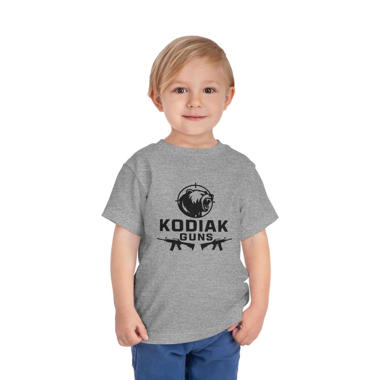 Kodiak Guns Toddler Tee - Cute Bear Design, Boys T-Shirt, Kids Casual Wear, Gifts for Young Adventurers, Children's Apparel