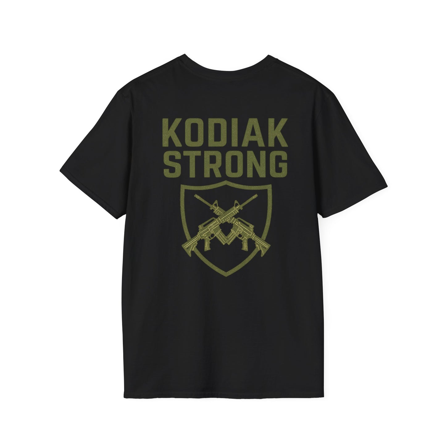 Kodiak Guns Unisex Softstyle T-Shirt, Casual Wear, Gift for Outdoor Enthusiasts, Graphic Tee, Comfortable Everyday Shirt