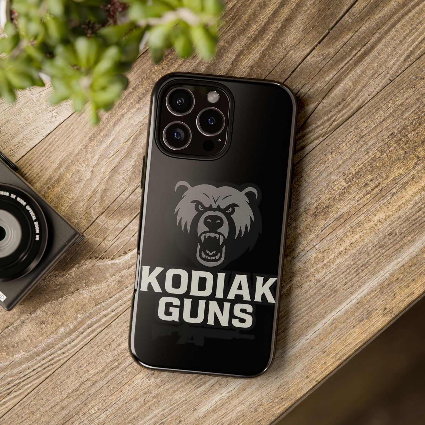 Tough Cases Phone Case | Gritty Kodiak Bears Design | Perfect for Gun Enthusiasts, Gifts, Hunting Trips, Defense, Rugged Style
