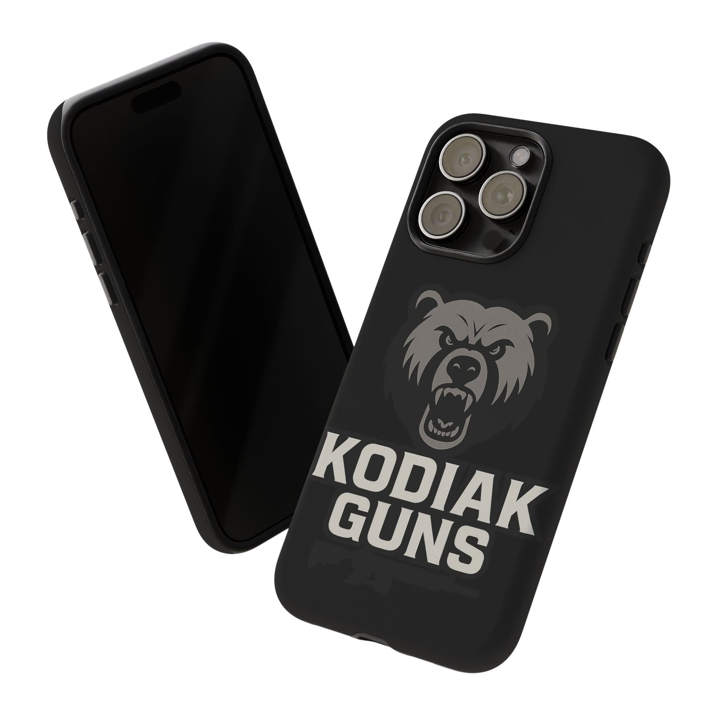Tough Cases Phone Case | Gritty Kodiak Bears Design | Perfect for Gun Enthusiasts, Gifts, Hunting Trips, Defense, Rugged Style