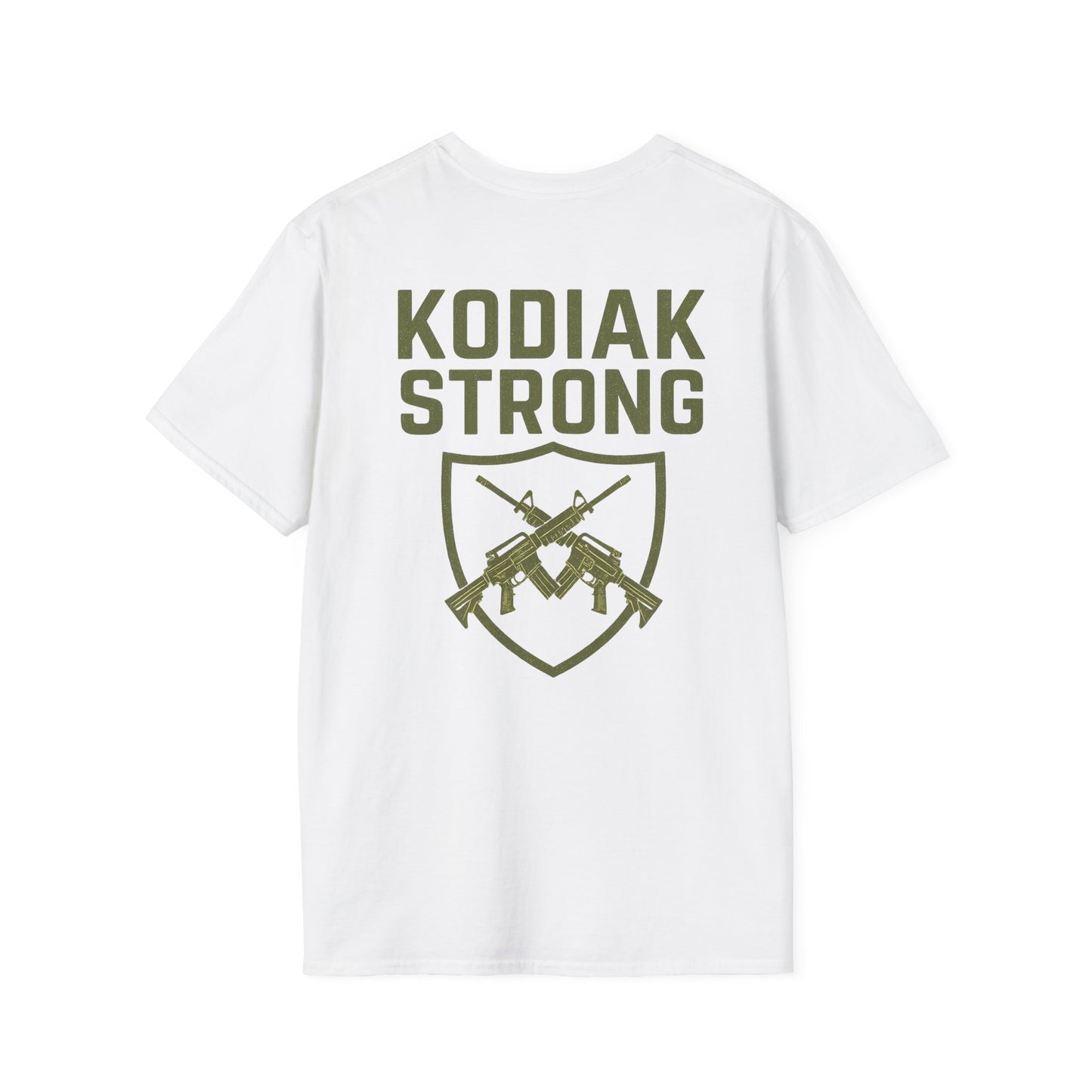 Kodiak Guns Unisex Softstyle T-Shirt, Casual Wear, Gift for Outdoor Enthusiasts, Graphic Tee, Comfortable Everyday Shirt