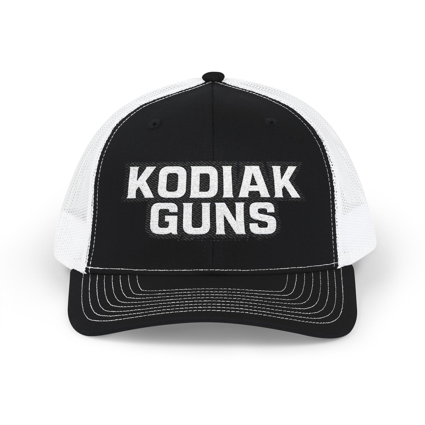 Stylish Kodiak Guns Snapback Trucker Cap, Adjustable Hat for Outdoor Enthusiasts, Perfect Gift for Father's Day, Hiking, Fishing, Summer