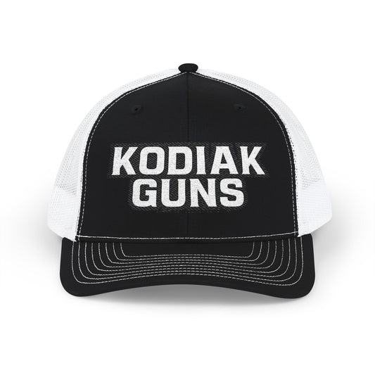 Stylish Kodiak Guns Snapback Trucker Cap, Adjustable Hat for Outdoor Enthusiasts, Perfect Gift for Father's Day, Hiking, Fishing, Summer