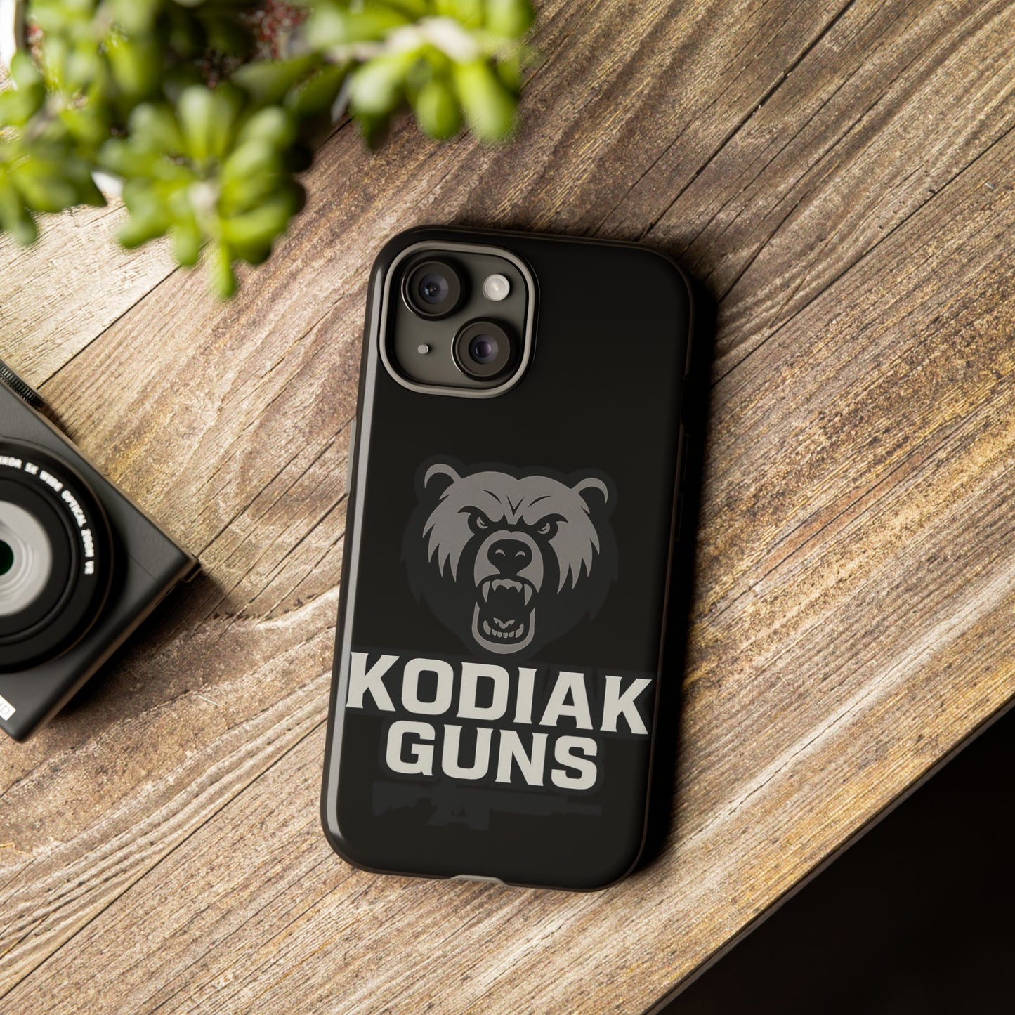 Tough Cases Phone Case | Gritty Kodiak Bears Design | Perfect for Gun Enthusiasts, Gifts, Hunting Trips, Defense, Rugged Style