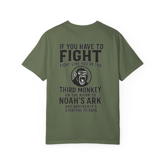 Unisex Garment-Dyed T-shirt with Motivational Quote, Casual Tee, Adventure Shirt, Gift for Nature Lovers, Retro Graphic Tee, Outdoor Wear