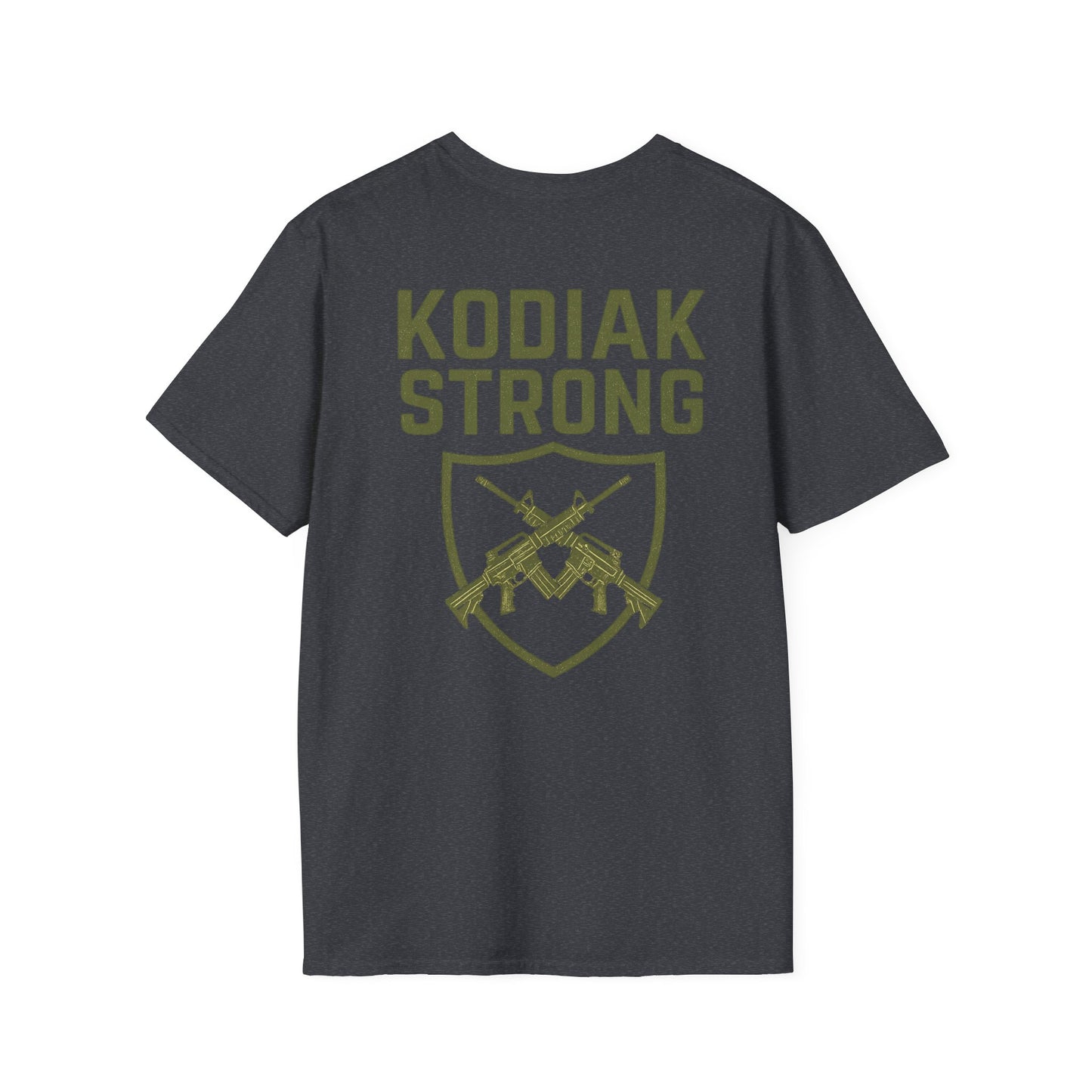 Kodiak Guns Unisex Softstyle T-Shirt, Casual Wear, Gift for Outdoor Enthusiasts, Graphic Tee, Comfortable Everyday Shirt