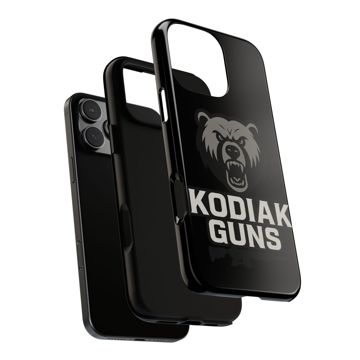 Tough Cases Phone Case | Gritty Kodiak Bears Design | Perfect for Gun Enthusiasts, Gifts, Hunting Trips, Defense, Rugged Style
