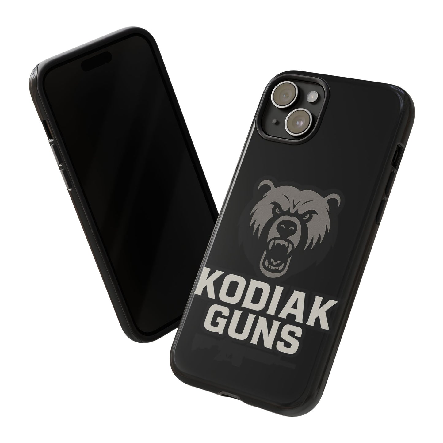 Tough Cases Phone Case | Gritty Kodiak Bears Design | Perfect for Gun Enthusiasts, Gifts, Hunting Trips, Defense, Rugged Style