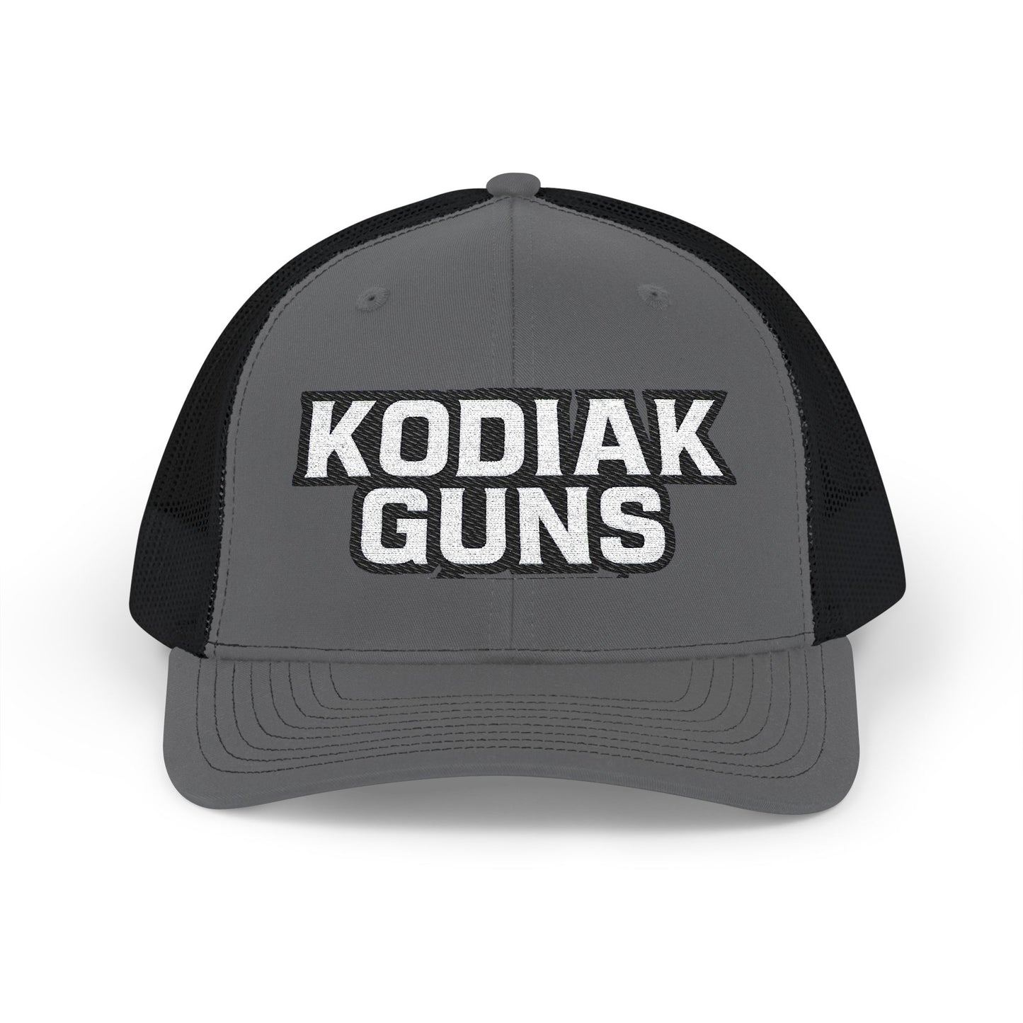 Stylish Kodiak Guns Snapback Trucker Cap, Adjustable Hat for Outdoor Enthusiasts, Perfect Gift for Father's Day, Hiking, Fishing, Summer