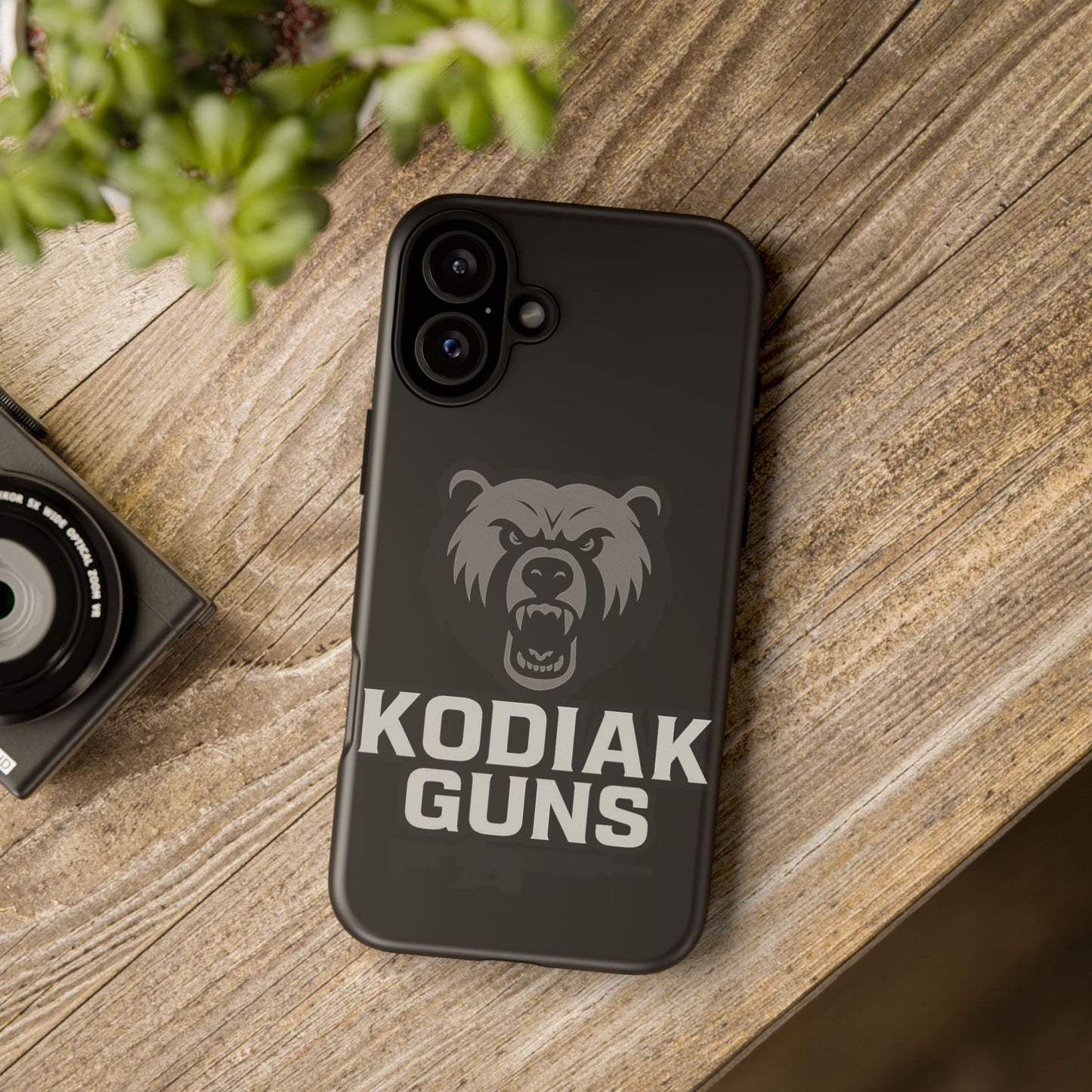 Tough Cases Phone Case | Gritty Kodiak Bears Design | Perfect for Gun Enthusiasts, Gifts, Hunting Trips, Defense, Rugged Style
