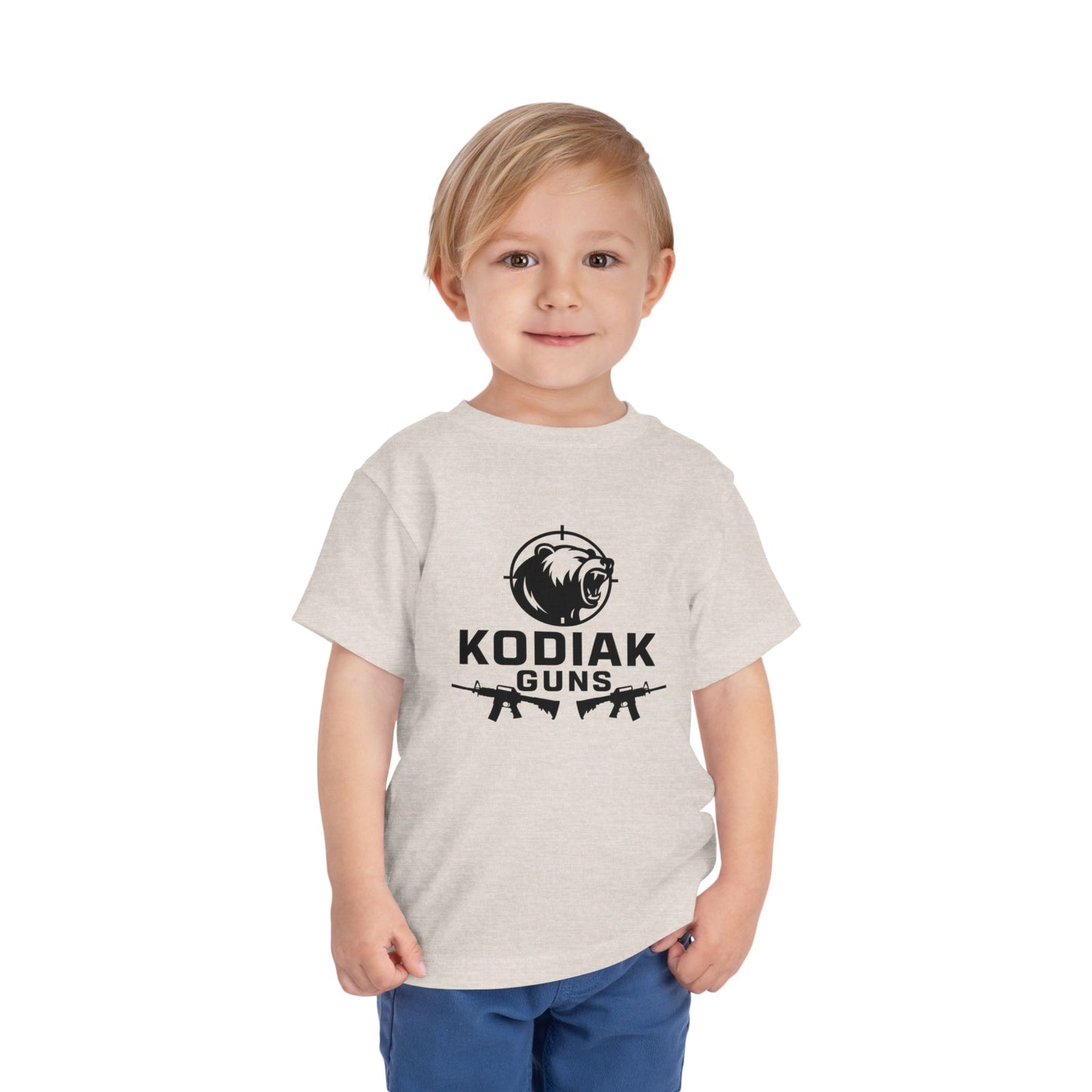 Kodiak Guns Toddler Tee - Cute Bear Design, Boys T-Shirt, Kids Casual Wear, Gifts for Young Adventurers, Children's Apparel