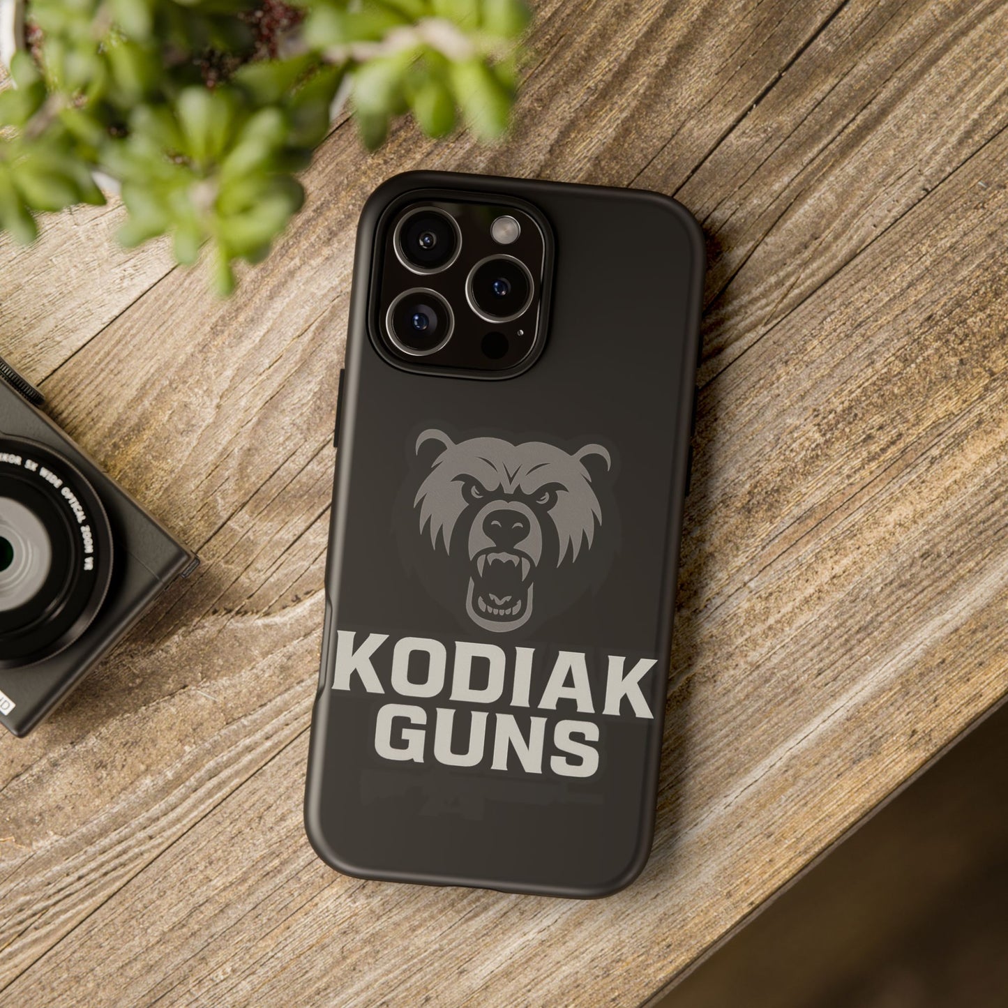 Tough Cases Phone Case | Gritty Kodiak Bears Design | Perfect for Gun Enthusiasts, Gifts, Hunting Trips, Defense, Rugged Style