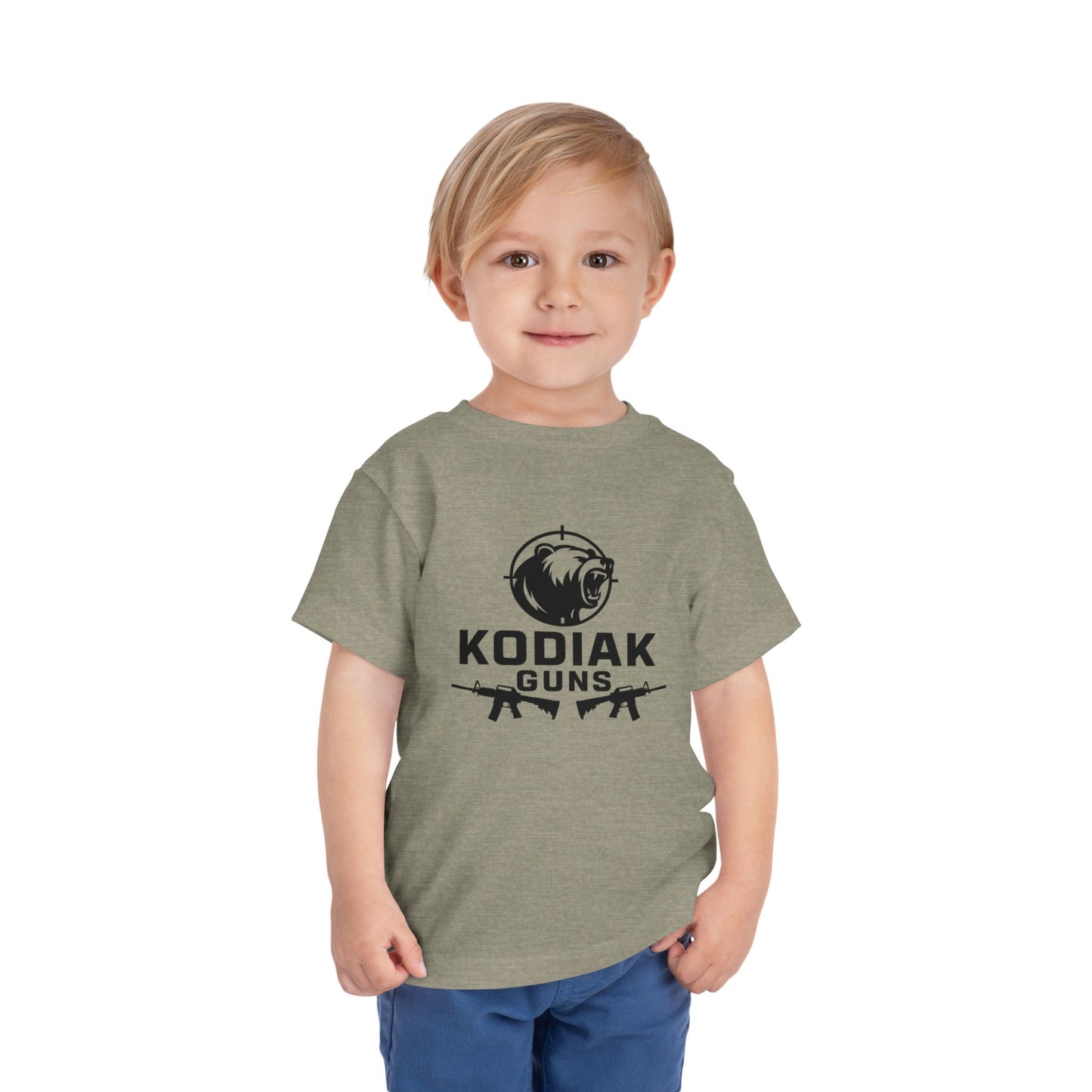 Kodiak Guns Toddler Tee - Cute Bear Design, Boys T-Shirt, Kids Casual Wear, Gifts for Young Adventurers, Children's Apparel
