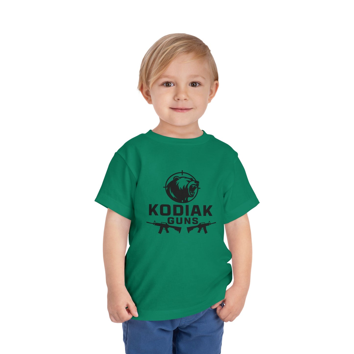 Kodiak Guns Toddler Tee - Cute Bear Design, Boys T-Shirt, Kids Casual Wear, Gifts for Young Adventurers, Children's Apparel
