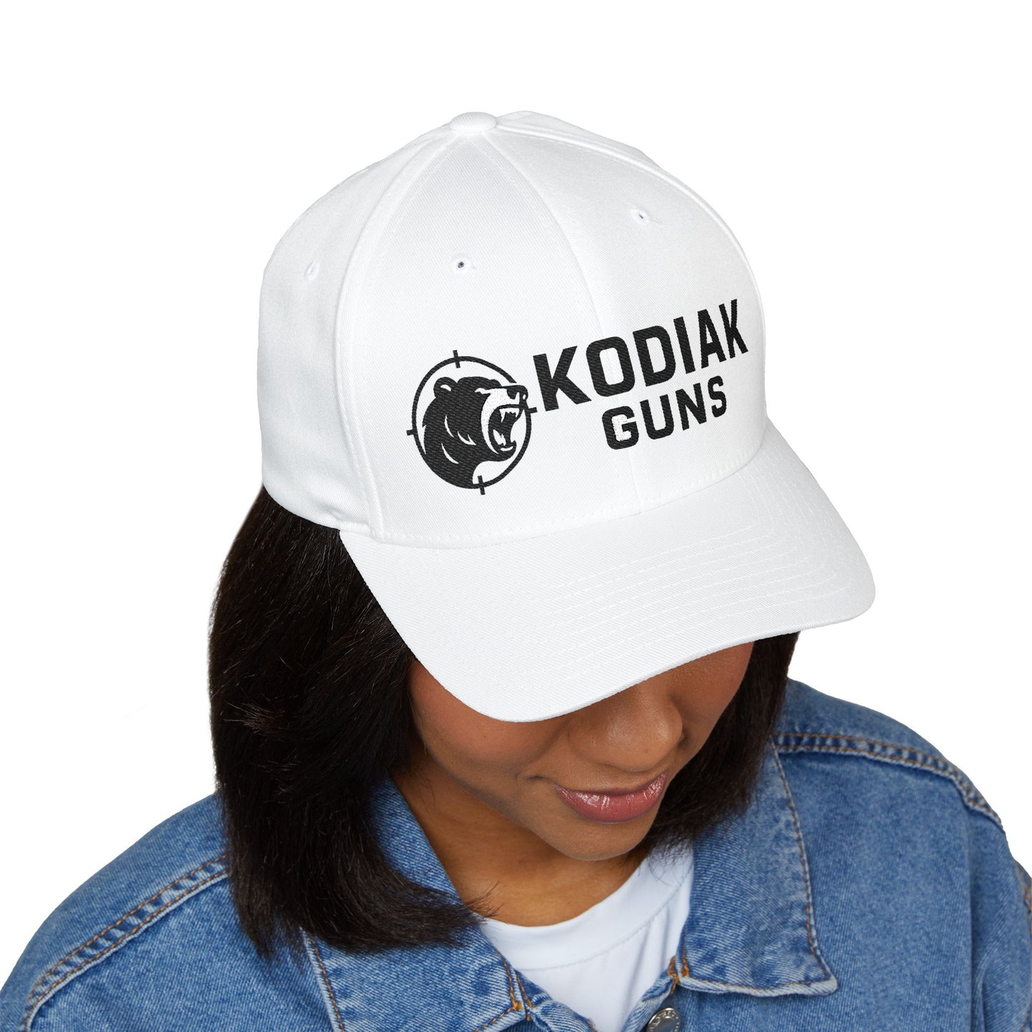 Kodiak Guns Embroidered Cap, Structured Cap for Outdoorsmen, Bear Lover Hat, Gift for Hunters, Adjustable Baseball Cap