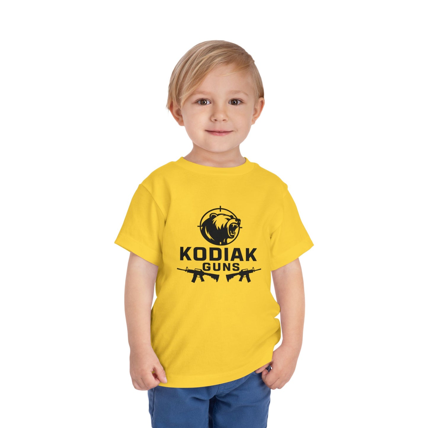Kodiak Guns Toddler Tee - Cute Bear Design, Boys T-Shirt, Kids Casual Wear, Gifts for Young Adventurers, Children's Apparel
