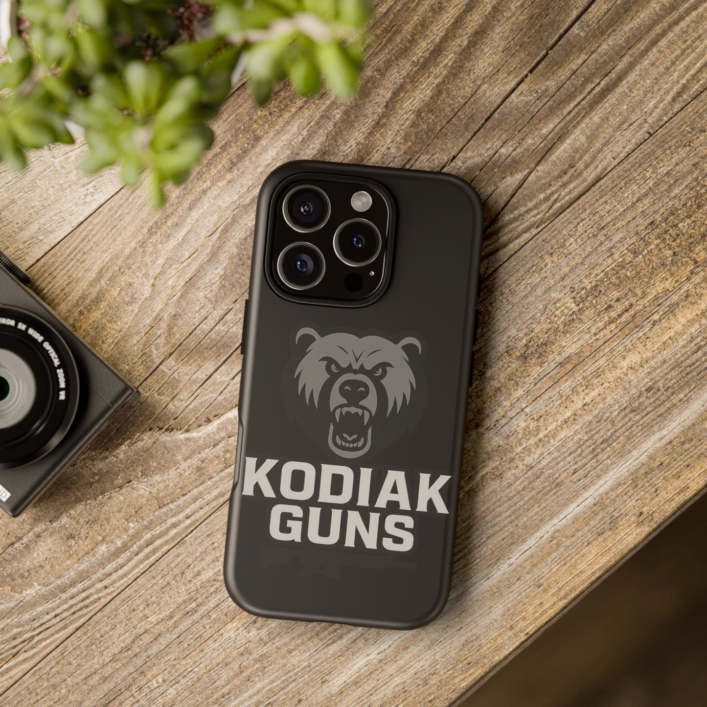 Tough Cases Phone Case | Gritty Kodiak Bears Design | Perfect for Gun Enthusiasts, Gifts, Hunting Trips, Defense, Rugged Style
