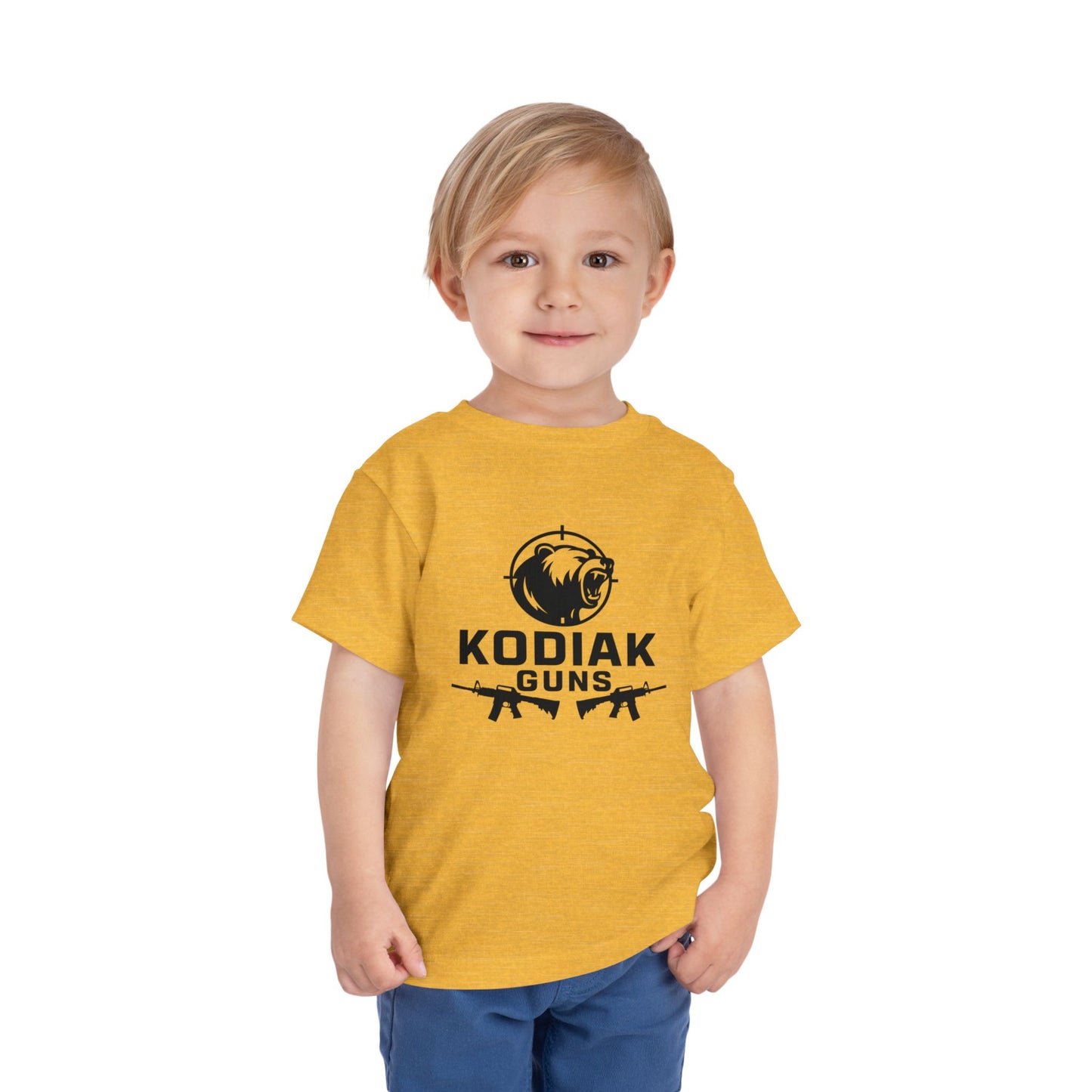 Kodiak Guns Toddler Tee - Cute Bear Design, Boys T-Shirt, Kids Casual Wear, Gifts for Young Adventurers, Children's Apparel