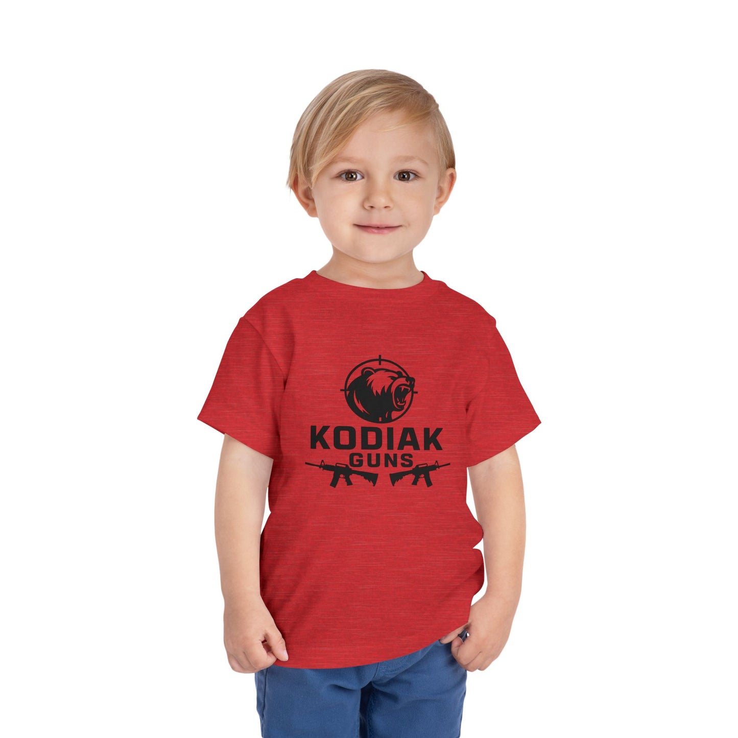 Kodiak Guns Toddler Tee - Cute Bear Design, Boys T-Shirt, Kids Casual Wear, Gifts for Young Adventurers, Children's Apparel