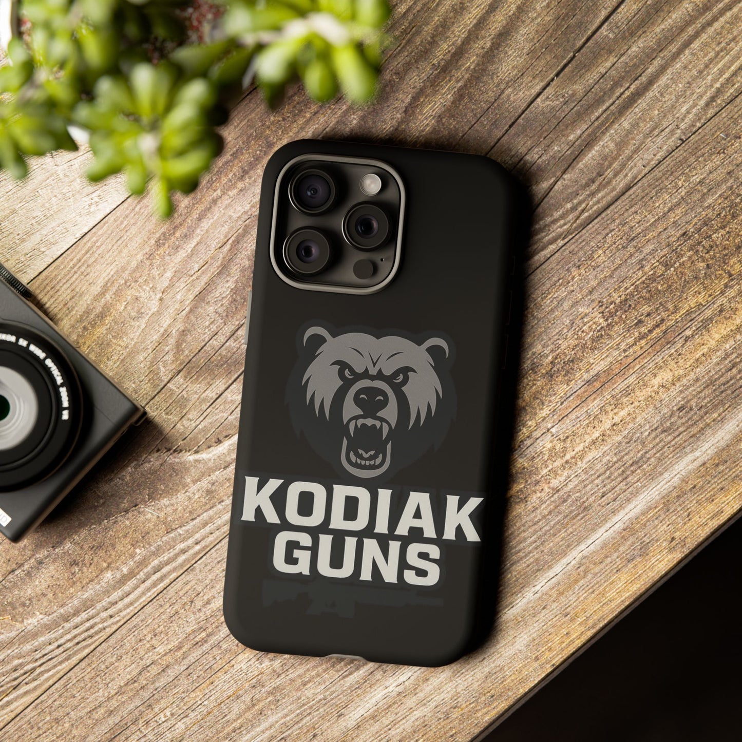 Tough Cases Phone Case | Gritty Kodiak Bears Design | Perfect for Gun Enthusiasts, Gifts, Hunting Trips, Defense, Rugged Style