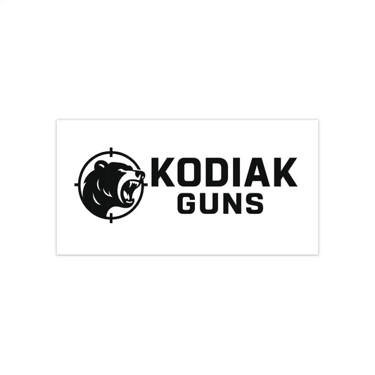 Kodiak Guns Bumper Stickers | Vintage Car Decals, Outdoor Gear, Gift for Enthusiasts, Custom Logos, Adventure Stickers