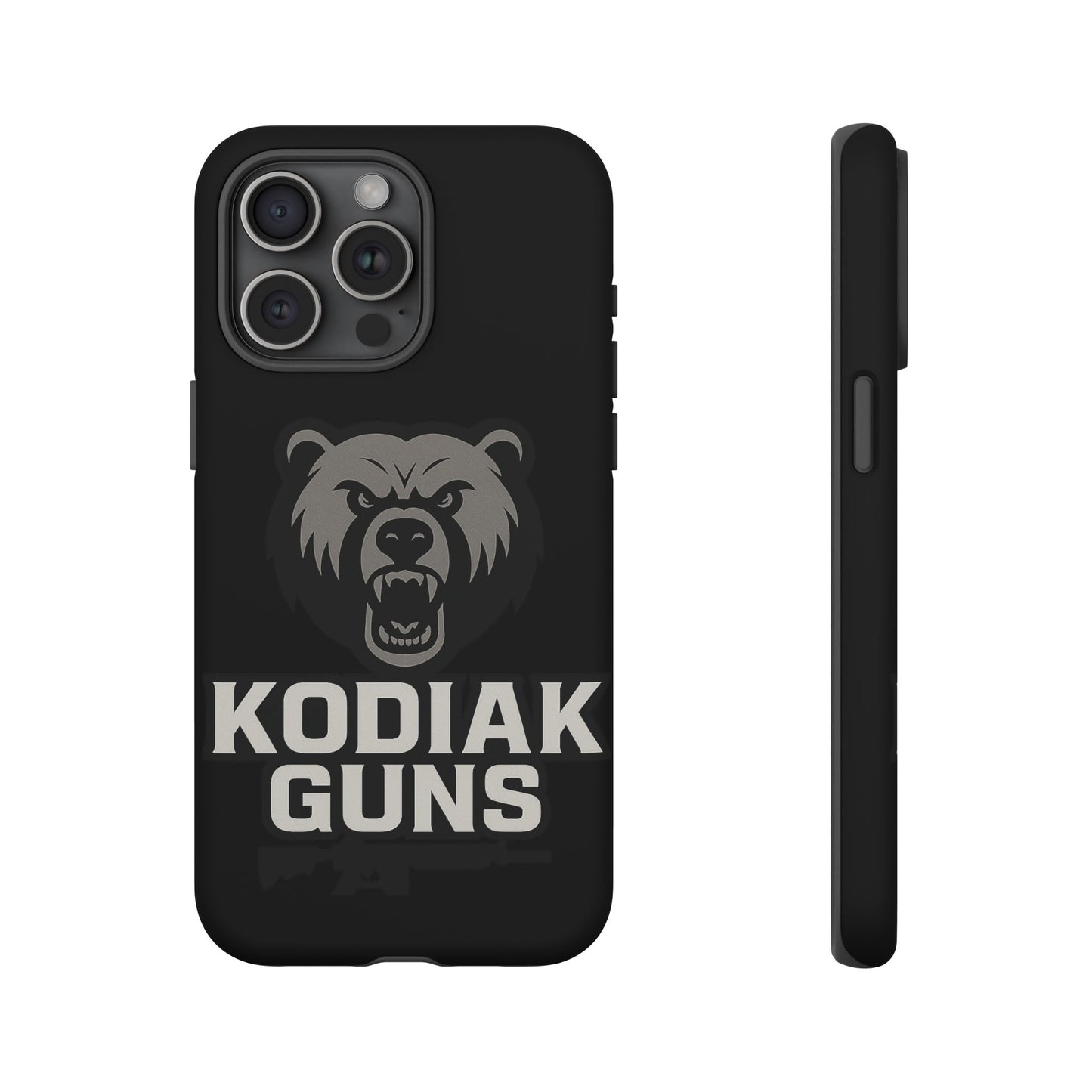 Tough Cases Phone Case | Gritty Kodiak Bears Design | Perfect for Gun Enthusiasts, Gifts, Hunting Trips, Defense, Rugged Style
