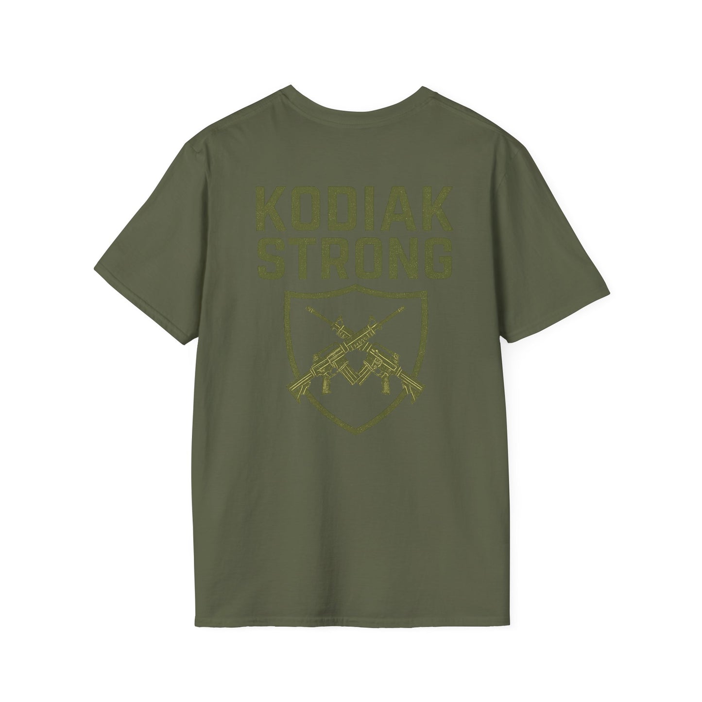 Kodiak Guns Unisex Softstyle T-Shirt, Casual Wear, Gift for Outdoor Enthusiasts, Graphic Tee, Comfortable Everyday Shirt