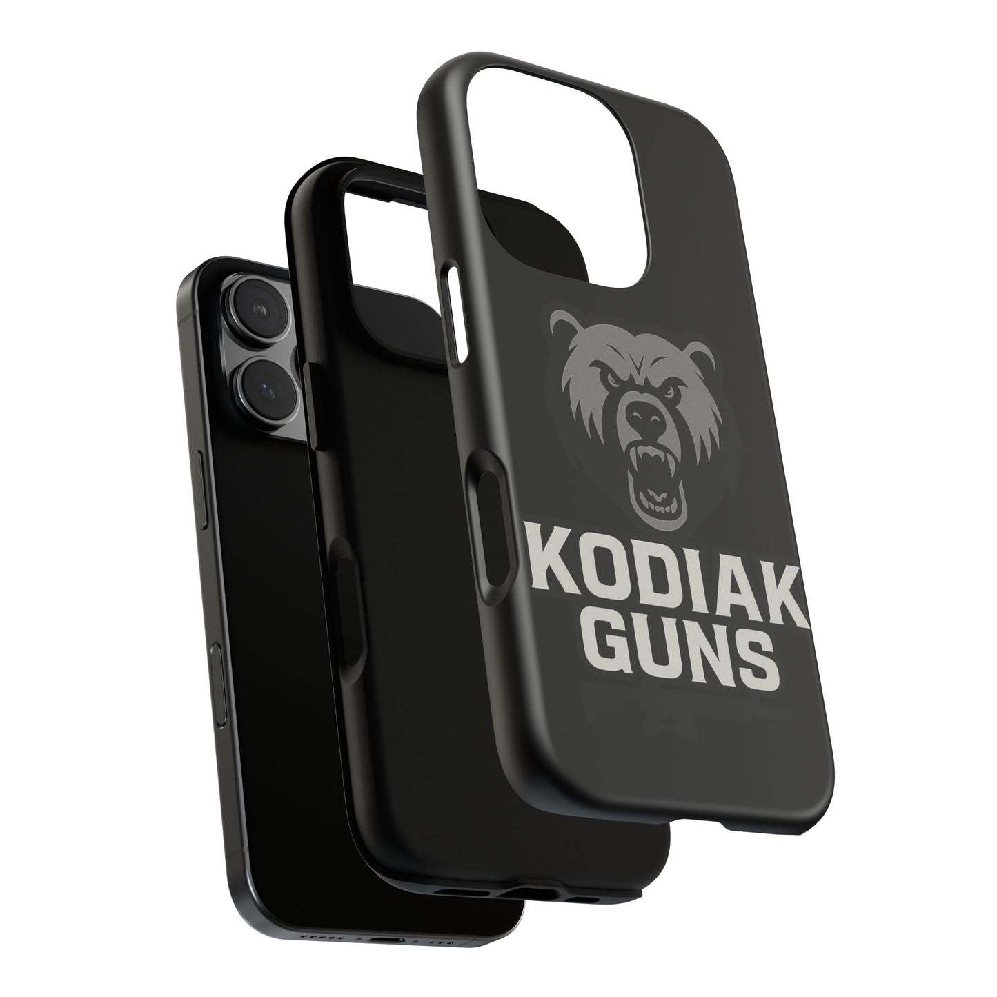 Tough Cases Phone Case | Gritty Kodiak Bears Design | Perfect for Gun Enthusiasts, Gifts, Hunting Trips, Defense, Rugged Style