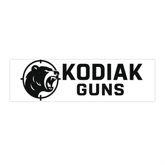 Kodiak Guns Bumper Stickers | Vintage Car Decals, Outdoor Gear, Gift for Enthusiasts, Custom Logos, Adventure Stickers