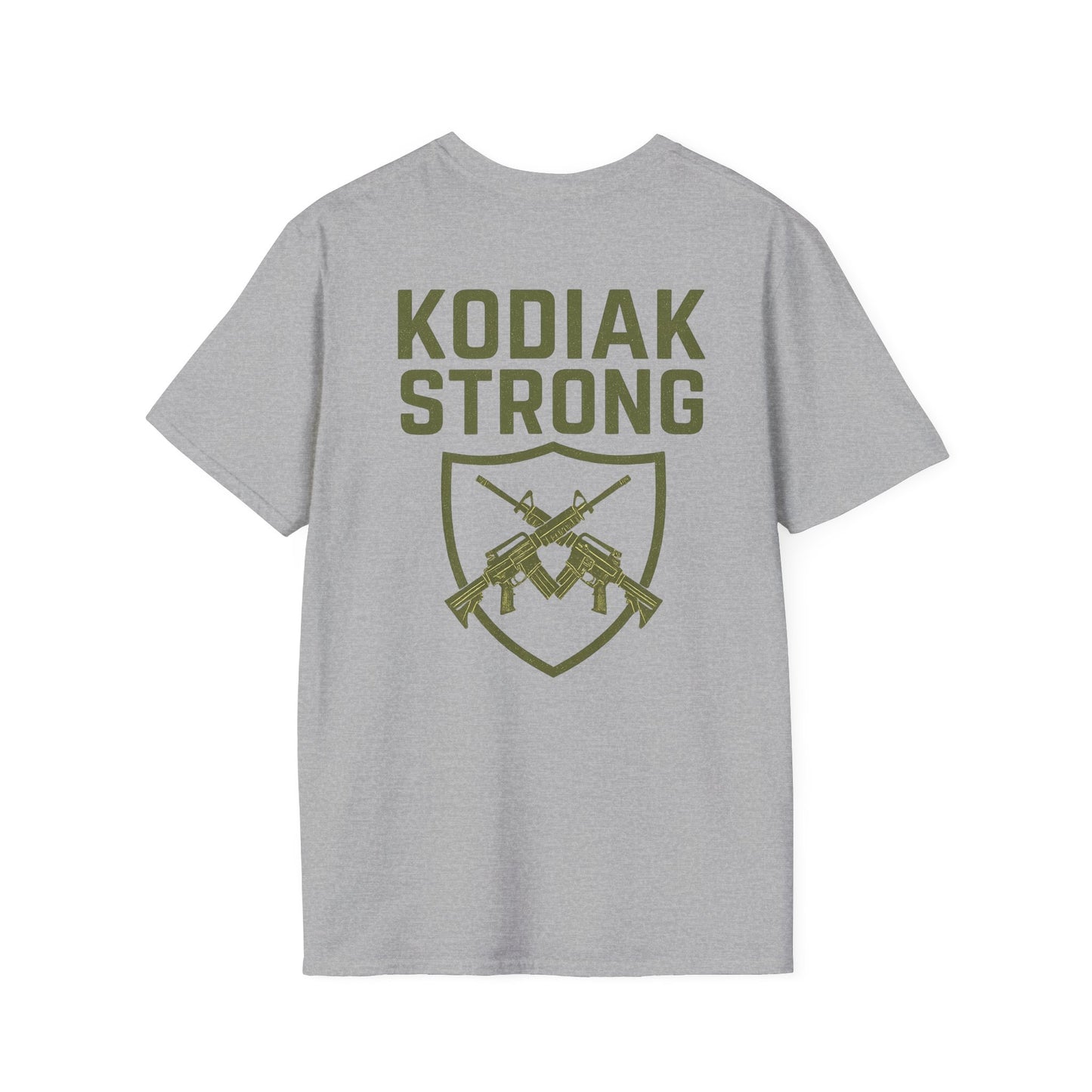 Kodiak Guns Unisex Softstyle T-Shirt, Casual Wear, Gift for Outdoor Enthusiasts, Graphic Tee, Comfortable Everyday Shirt