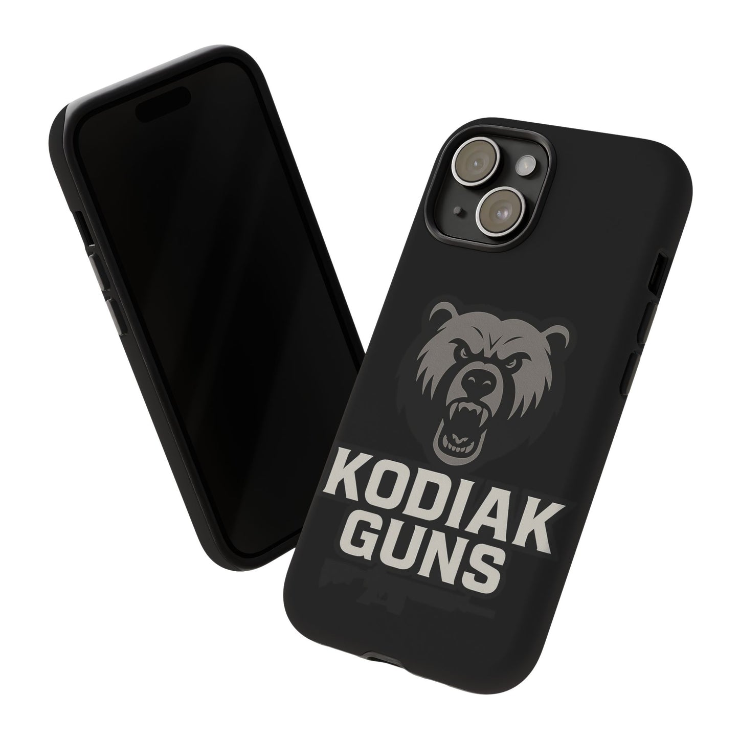 Tough Cases Phone Case | Gritty Kodiak Bears Design | Perfect for Gun Enthusiasts, Gifts, Hunting Trips, Defense, Rugged Style