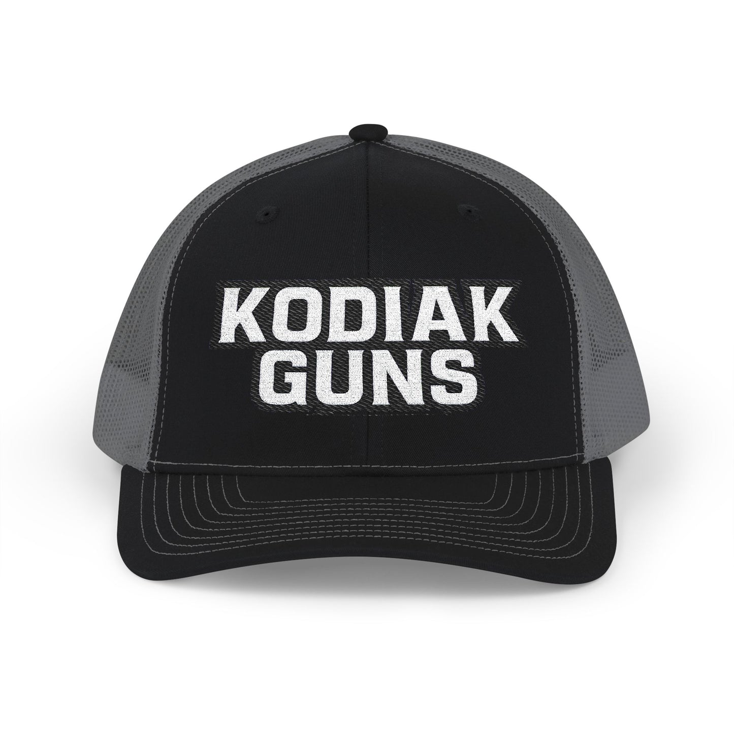 Stylish Kodiak Guns Snapback Trucker Cap, Adjustable Hat for Outdoor Enthusiasts, Perfect Gift for Father's Day, Hiking, Fishing, Summer