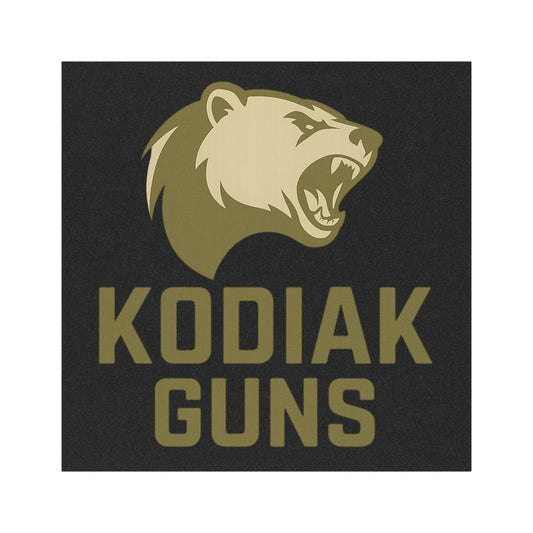 Kodiak Guns Bear Car Magnet, Vehicle Decal, Outdoor Enthusiast Gift, Auto Decor, Masculine Style Magnet