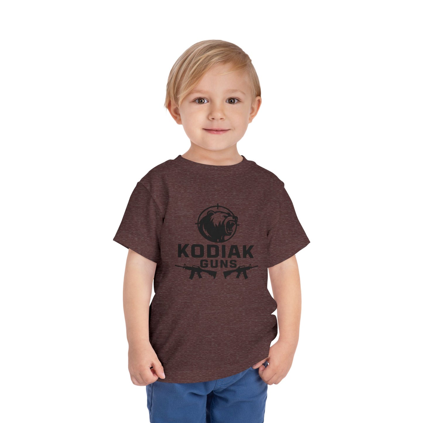 Kodiak Guns Toddler Tee - Cute Bear Design, Boys T-Shirt, Kids Casual Wear, Gifts for Young Adventurers, Children's Apparel