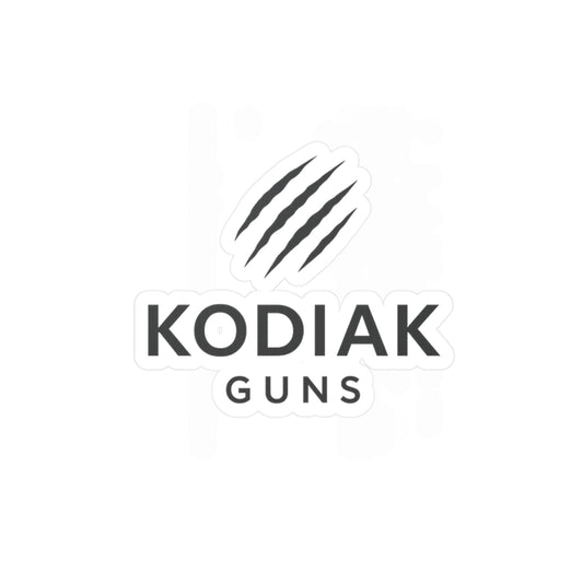 Kiss-Cut Vinyl Decals for Gun Enthusiasts | Custom Stickers, Branding Decals, Car Accessories, Unique Wall Art, Kodiak Guns Design
