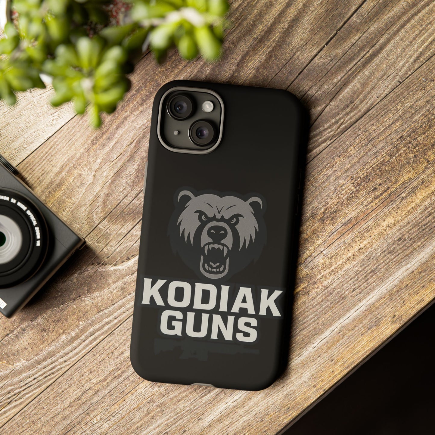 Tough Cases Phone Case | Gritty Kodiak Bears Design | Perfect for Gun Enthusiasts, Gifts, Hunting Trips, Defense, Rugged Style