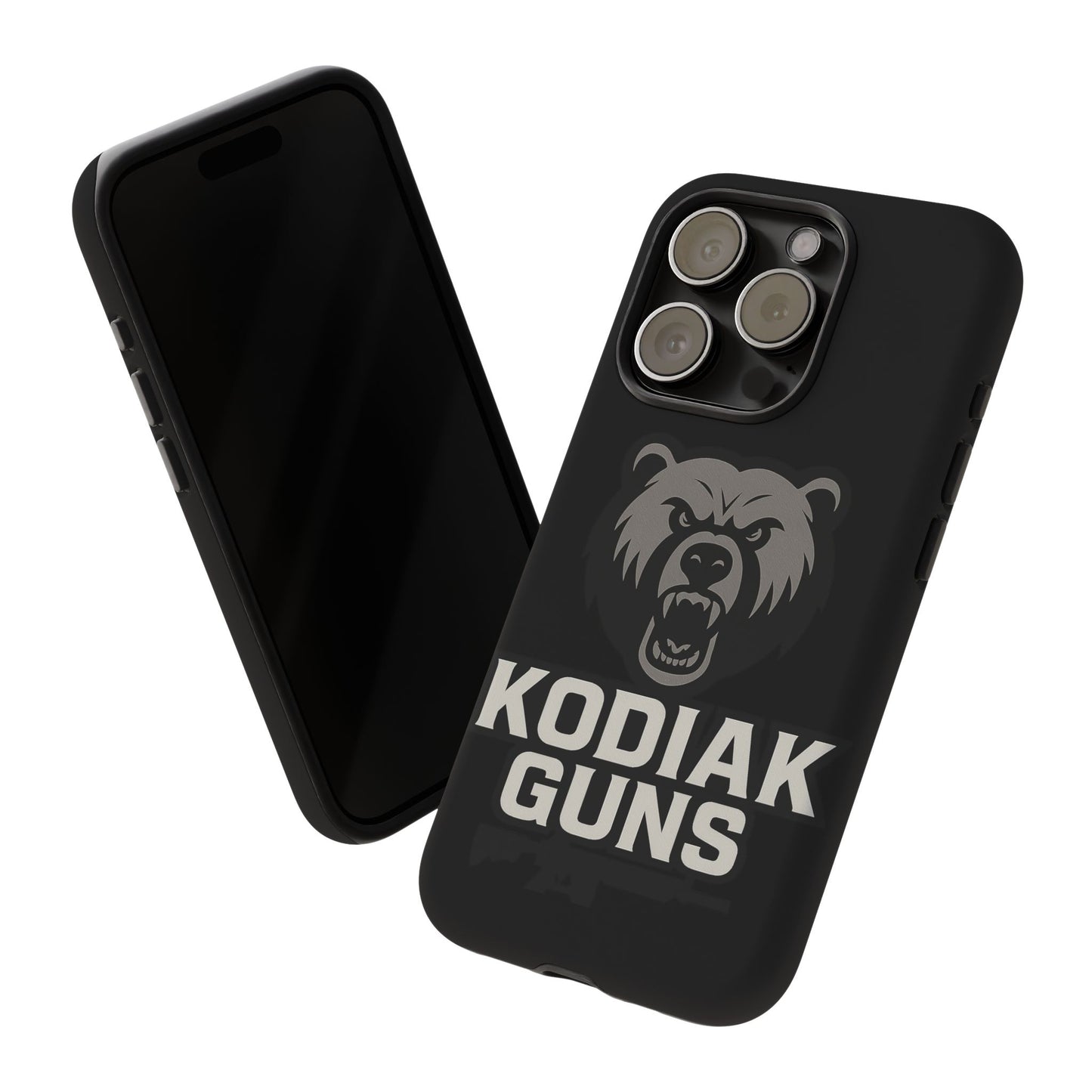 Tough Cases Phone Case | Gritty Kodiak Bears Design | Perfect for Gun Enthusiasts, Gifts, Hunting Trips, Defense, Rugged Style